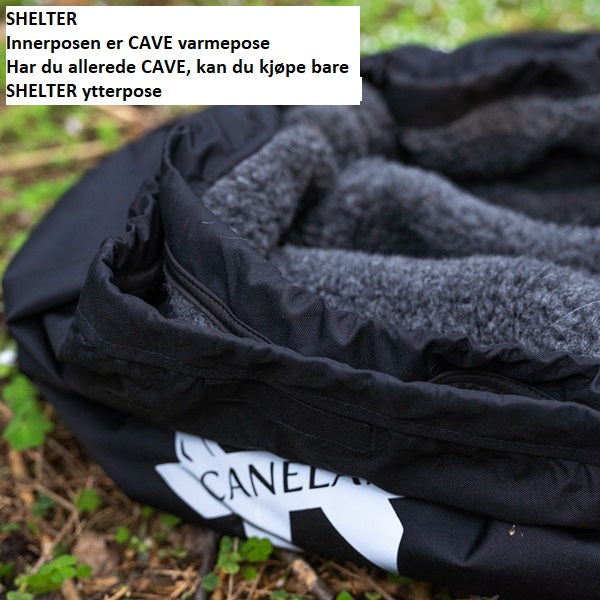SHELTER - Canelana beskyttende vind-/varmepose hund