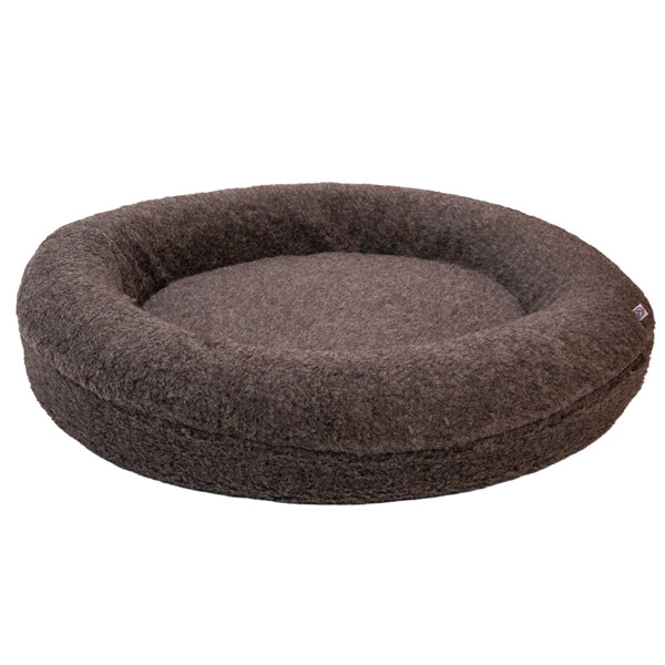 GYRA - Canelana round dog bed in 100% wool
