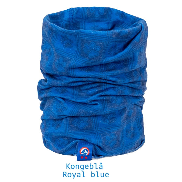 Canelana neck warmer - paw print cotton blend