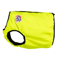 Neon beskyttelsesvest med 100% ullfór hund