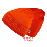 Birk wool hat - paw print pattern
