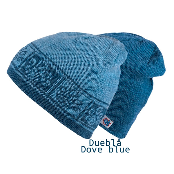 Birk lue i ull - potemønster