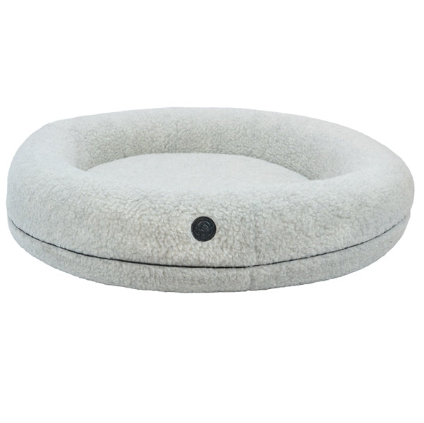 GYRA - Canelana round dog bed in 100% wool