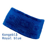 Canelana merino wool headband - paw print pattern